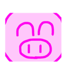 PINK PIG！（個別スタンプ：28）