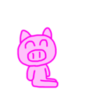 PINK PIG！（個別スタンプ：30）