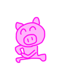 PINK PIG！（個別スタンプ：33）