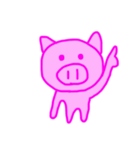 PINK PIG！（個別スタンプ：39）