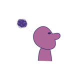 Simple Purple Man 3（個別スタンプ：14）