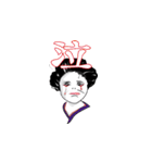 日本の昔の女の子？（個別スタンプ：9）