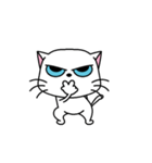 The pure white cat（個別スタンプ：10）