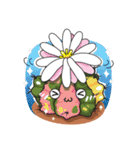 Cute Cactus Family（個別スタンプ：2）