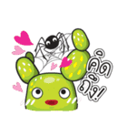 Cute Cactus Family（個別スタンプ：14）