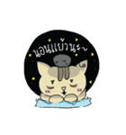 Kuma cat and lovely ball（個別スタンプ：38）