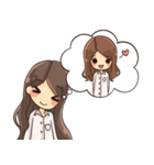 Leslove in white shirt（個別スタンプ：9）