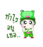 Mr. Tenshi. Cap Frog.^^（個別スタンプ：26）