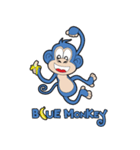 Blue Monkey（個別スタンプ：1）