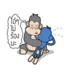 Blue Monkey（個別スタンプ：17）