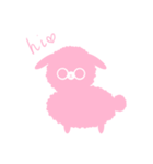 Pinky the Fluffy Alpaca（個別スタンプ：1）