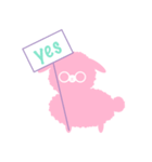 Pinky the Fluffy Alpaca（個別スタンプ：7）