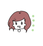 淡々女子（個別スタンプ：3）