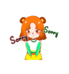 Soogy Orange Bear（個別スタンプ：27）