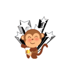 MR.N crazy monkey（個別スタンプ：4）