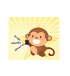MR.N crazy monkey（個別スタンプ：11）