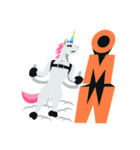 Unicorn Life: Emoji stickers by EmojiOne（個別スタンプ：16）