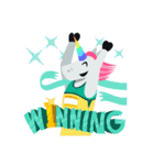 Unicorn Life: Emoji stickers by EmojiOne（個別スタンプ：22）