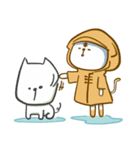 Van cat with his yellow rain coat（個別スタンプ：17）