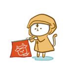 Van cat with his yellow rain coat（個別スタンプ：21）