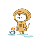 Van cat with his yellow rain coat（個別スタンプ：29）