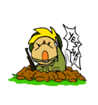 Docoro mole in a hole（個別スタンプ：11）