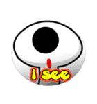 one eye alien sticker（個別スタンプ：7）