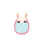 Sweet eye rabbit（個別スタンプ：5）
