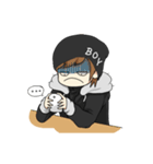 Lill Cute Oppa (Moody)（個別スタンプ：13）