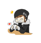 Lill Cute Oppa (Moody)（個別スタンプ：14）