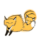 CUTE FOX WITH EVREDAY（個別スタンプ：1）