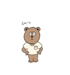 哀愁くまさん（個別スタンプ：15）