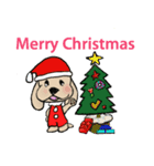 Lovely dogs Sticker/Christmas version（個別スタンプ：1）