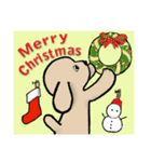 Lovely dogs Sticker/Christmas version（個別スタンプ：4）