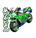 スポーツバイク(K車)(車バイクシリーズ)（個別スタンプ：4）