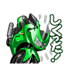 スポーツバイク(K車)(車バイクシリーズ)（個別スタンプ：14）