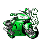 スポーツバイク(K車)(車バイクシリーズ)（個別スタンプ：17）
