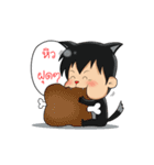 Puppy ＆ Piggy Love Story（個別スタンプ：23）