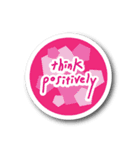 Positive Vibes Stickers（個別スタンプ：8）