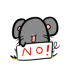 funny mouse sticker（個別スタンプ：6）