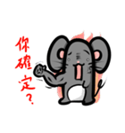 funny mouse sticker（個別スタンプ：8）