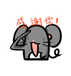 funny mouse sticker（個別スタンプ：21）