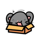 funny mouse sticker（個別スタンプ：39）