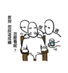White Man - College（個別スタンプ：40）