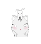 Kyouya is My Cat 4 (TH) ft. his bunny（個別スタンプ：15）