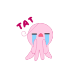 A cute octopus！（個別スタンプ：4）