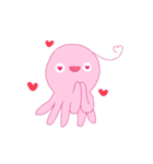 A cute octopus！（個別スタンプ：5）