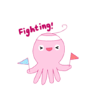 A cute octopus！（個別スタンプ：6）