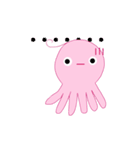 A cute octopus！（個別スタンプ：7）