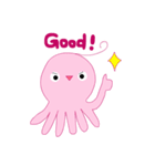 A cute octopus！（個別スタンプ：8）